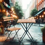 میز رستوران تاشو مناسب فضاهای کوچک