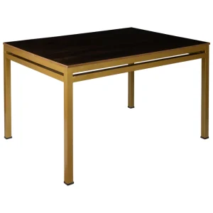 میز رستورانی مربع صفحه ام دی اف رنگی با قید دوبل PND-200d-90