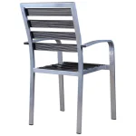 صندلی دسته دار باغی و فضای باز آلومینیومی 953