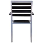 صندلی دسته دار باغی و فضای باز آلومینیومی 953