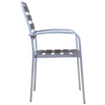 صندلی دسته دار باغی و فضای باز آلومینیومی 953