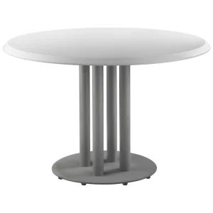 میز غذاخوری گرد با صفحه MDF و پایه فلزی 207a-115