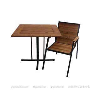 میز فضای باز ترموود مربع کد 205CU-90